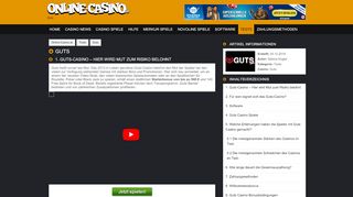 
                            3. Guts Casino | 500€ gratis + 140 Freispiele | online-casino.at