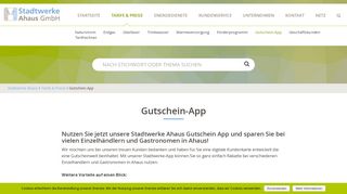 
                            6. Gutschein-App | Stadtwerke Ahaus