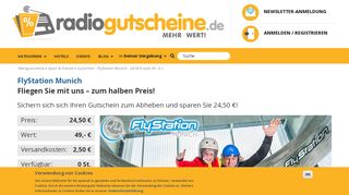 
                            12. Gutschein - FlyStation Munich - 24,50 € statt 49,- €