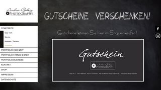 
                            4. Gutschein - ..:: Photo Design Studioline Waibstadt - Andrea Gehrig ::..