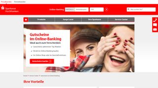
                            12. Gutscheine im Online-Banking | Sparkasse Hochfranken