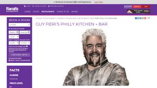 
                            11. Guy Fieri's Philly Kitchen & Bar - Caesars Entertainment