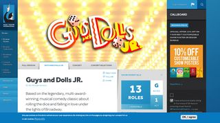 
                            8. Guys and Dolls JR. | Music Theatre International