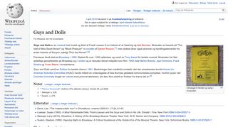 
                            11. Guys and Dolls - Wikipedia, den frie encyklopædi