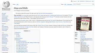
                            12. Guys and Dolls - Wikipedia