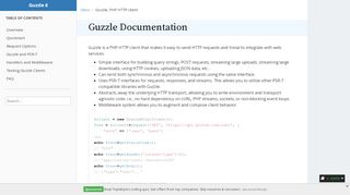 
                            3. Guzzle, PHP HTTP client — Guzzle Documentation