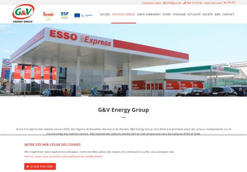 
                            5. G&V stations-service Benelux | G&V, Shell, Esso en CNG