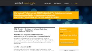 
                            11. GVL Service - Artsys & Trisys - steinhardt music & royalty GmbH