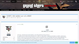 
                            10. GVMP | Wir stellen vor: U.S. ARMY - Archiv - Grand Theft Multiplayer