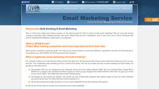 
                            8. GVO Hosting Email Marketing Service and Tools for Bulk Emailing