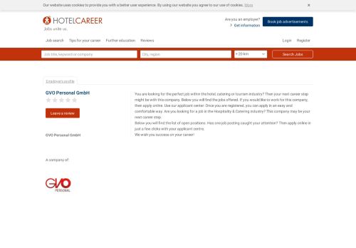 
                            9. GVO Personal GmbH - Gastronomy job offers - Osnabrück ...