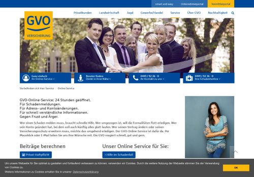
                            2. GVO Versicherung - Online Service