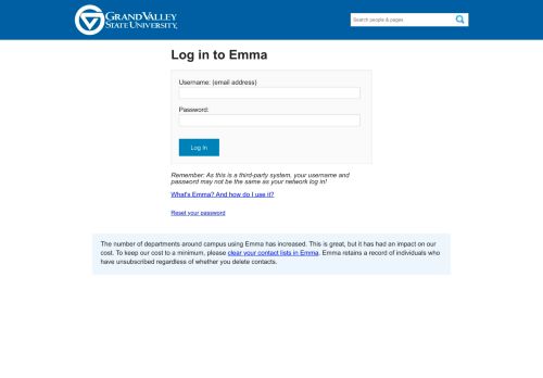 
                            4. GVSU Emma Log In - Grand Valley State University