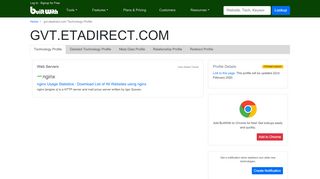 
                            7. gvt.etadirect.com Technology Profile - BuiltWith