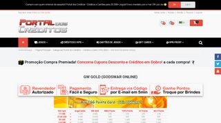 
                            11. GW Gold (GodsWar Online) - Portal dos Créditos