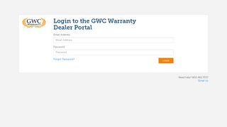 
                            5. GWC Warranty - Dealer Portal Login