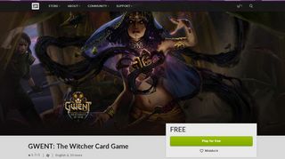 
                            8. GWENT: The Witcher Card Game on GOG.com