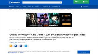 
                            7. Gwent: The Witcher Card Game - Zum Beta-Start: Witcher 1 gratis ...