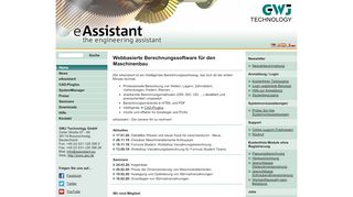 
                            1. GWJ eAssistant: Webbasierte Berechnungssoftware für den ...