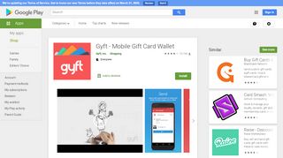 
                            2. Gyft - Mobile Gift Card Wallet - Apps on Google Play