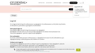 
                            3. Gyldendal+ - FAQ - Log ind - Gyldendals Bogklub