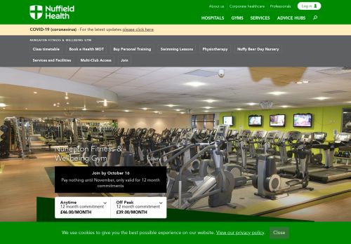 
                            13. Gym in Nuneaton, Fitness & Wellbeing | Nuffield Health
