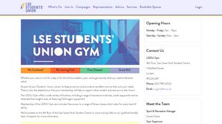 
                            10. Gym - LSE Students' Union