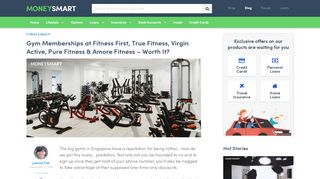 
                            10. Gym Memberships at Fitness First, True Fitness, Virgin Active, Pure ...