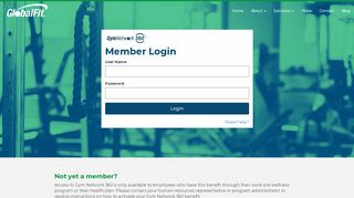 
                            1. Gym Network 360 Members Login | GlobalFit
