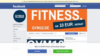 
                            7. GYM10 Fitness - Startseite | Facebook