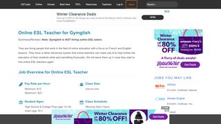 
                            10. Gymglish - Jobs, Reviews, and Tips! - OET Jobs