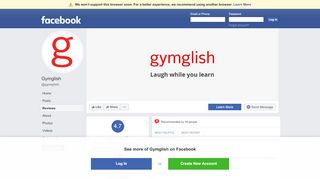 
                            9. Gymglish - Reviews | Facebook