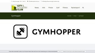 
                            10. Gymhopper - City & Country Club