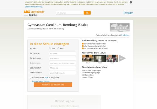 
                            11. Gymnasium Carolinum, Bernburg (Saale) - StayFriends