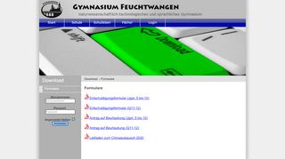 
                            5. Gymnasium Feuchtwangen - Formulare