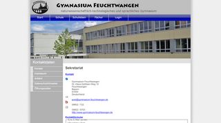 
                            6. Gymnasium Feuchtwangen - Kontakt