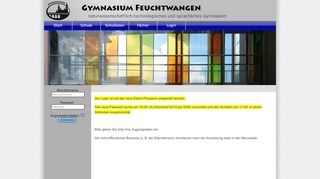 
                            1. Gymnasium Feuchtwangen - Login
