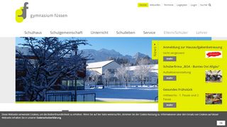 
                            2. Gymnasium Füssen: Willkommen