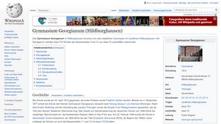 
                            5. Gymnasium Georgianum (Hildburghausen) – Wikipedia
