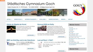 
                            7. Gymnasium Goch - Startseite