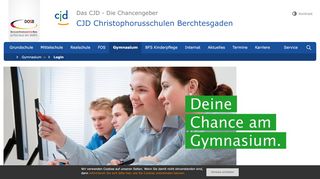 
                            4. Gymnasium - Login :: CJD Christophorusschulen Berchtesgaden