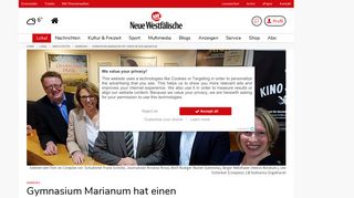 
                            10. Gymnasium Marianum hat einen neuen Imagefilm - nw.de