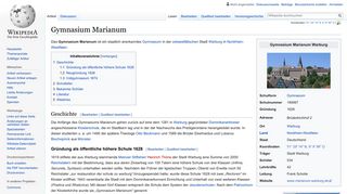 
                            7. Gymnasium Marianum – Wikipedia