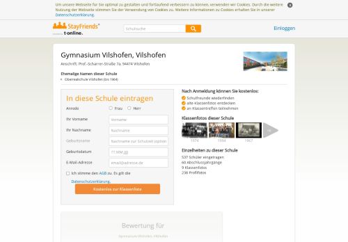 
                            9. Gymnasium Vilshofen, Vilshofen - StayFriends