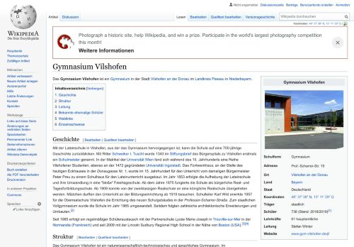 
                            5. Gymnasium Vilshofen – Wikipedia