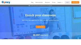 
                            2. Gynzy | Interactive whiteboard software that puts the teacher back in ...