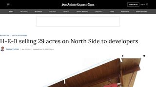 
                            9. H-E-B selling 29 acres on North Side to developers - ExpressNews.com