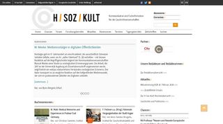 
                            3. H-Soz-Kult. Fachinformation und Kommunikation für die ...