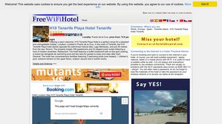 
                            6. H10 Tenerife Playa Hotel Tenerife - Internet or WiFi connection in this ...