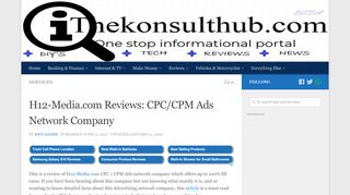 
                            6. H12-Media.com Reviews: CPC/CPM Ads Network Company ...